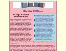 Tablet Screenshot of newborngiftidea.org